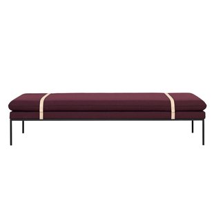 Ferm Living Turn Daybed Bank Fiord Bordeaux