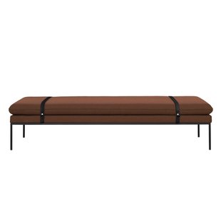 Ferm Living Turn Daybed Bank Fiord Met Zwarte Band Rust Ferm Living Turn Daybed Bank Fiord Met Zwarte Band Rust