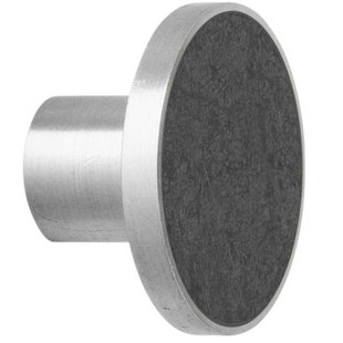 Ferm Living Steel Wandhaak Large Black Marble