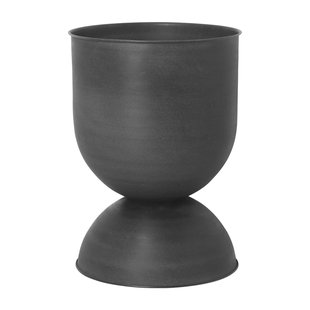 Ferm Living Hourglass Plantenbak Medium Black