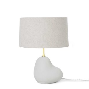 Ferm Living Hebe Tafellamp Small Wit Met Naturel Kap