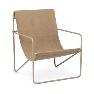 Ferm Living Desert Fauteuil Cashmere Onderstel Cashmere/Solid