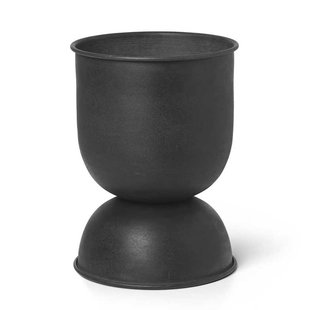 Ferm Living Hourglass Plantenbak Extra Small Black
