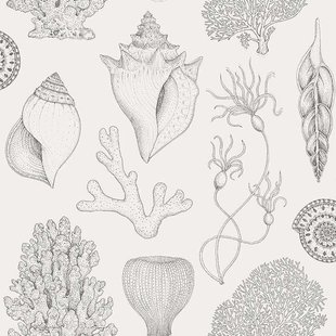 Ferm Living Katie Scott Shells Behang Off-White