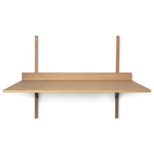 Ferm Living Sector Shelf Bureau Oak Black Brass Ferm Living Sector Shelf Bureau Oak Black Brass