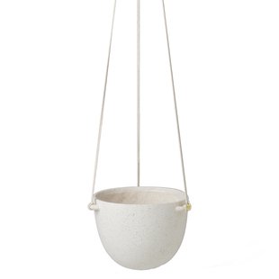 Ferm Living Speckle Bloempot Hangend Large Off-white