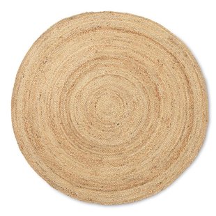 Ferm Living Eternal Jute Vloerkleed&Oslash;120 Naturel