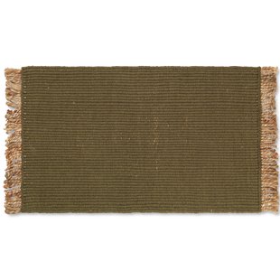 Ferm Living Block Deurmat 50x80 Olive/naturel