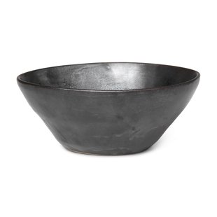Ferm Living Flow Schaal Medium&Oslash;14.5 Black