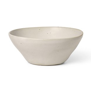 Ferm Living Flow Schaal Medium&Oslash;14,5 Off-white Speckle