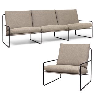Ferm Living Desert Loungeset 3-zits Loungebank + Fauteuil