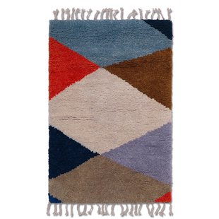 Ferm Living Harlequin Knotted Vloerkleed 80x120