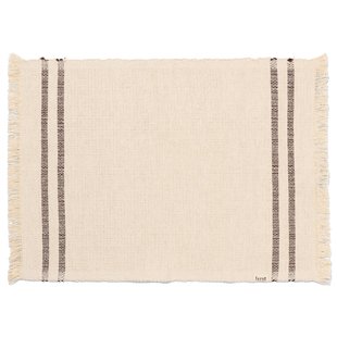 Ferm Living Savor Placemat Off-white/chocolate