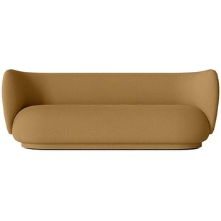 Ferm Living Rico Boucle 3-zits Bank Sugar Kelp Wool Boucle