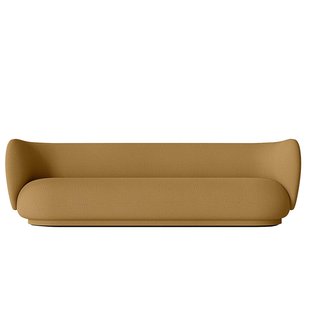 Ferm Living Rico Boucle 4-zits Bank Wool Sugar Kelp