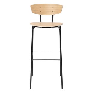 Ferm Living Herman Barkruk 76cm White Oiled Oak