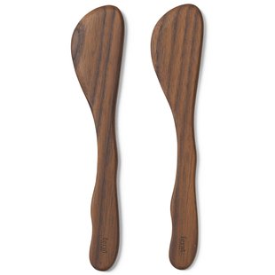 Ferm Living Cairn Botermesje Set Van 2 Donkerbruin