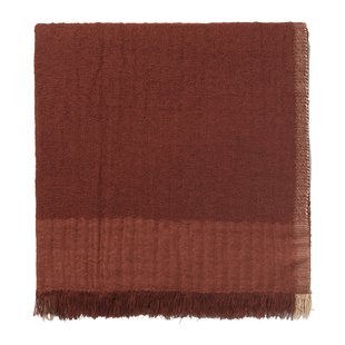 Ferm Living Weaver Plaid 170x120 Red Brown