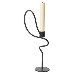 Ferm Living Valse Kandelaar High Zwart Ferm Living Valse Kandelaar High Zwart