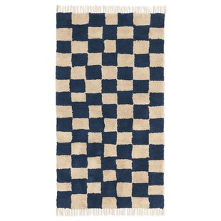 Ferm Living Mara Washable Vloerkleed 80x150 Blauw