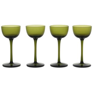 Ferm Living Host Liqueur Glas Set Van 4 Moss Green