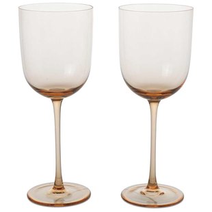 Ferm Living Host Rode Wijnglazen Set Van 2 Blush
