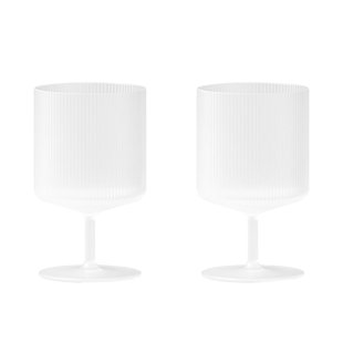 Ferm Living Ripple Glas Set Van 2 Frosted