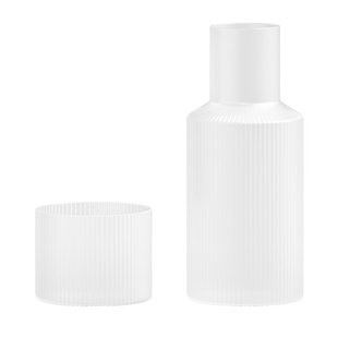 Ferm Living Ripple Karaf Glazen Set Small Frosted