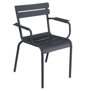 Fermob Luxembourg Tuinstoel Met Armleuning Anthracite