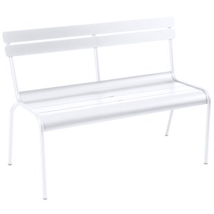 Fermob Luxembourg Tuinbank Met Rugleuning Cotton White