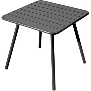 Fermob Luxembourg Tuintafel Vierpoot 80x80 Liquorice