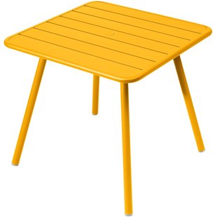 Fermob Luxembourg Tuintafel Vierpoot 80x80 Honey Fermob Luxembourg Tuintafel Vierpoot 80x80 Honey