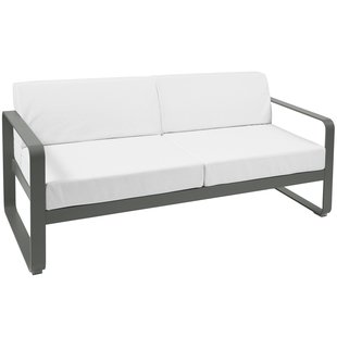 Fermob Bellevie 2-zits Loungebank Kussen Wit Rosemary