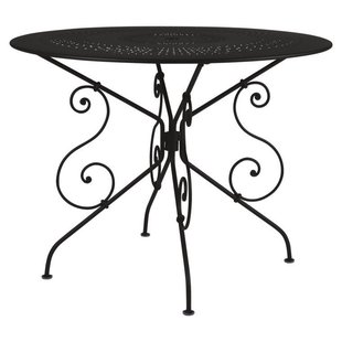 Fermob 1900 Tuintafel 96cm Liquorice