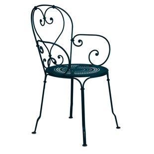 Fermob 1900 Tuinstoel Met Armleuning Acapulco Blue