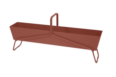 Fermob Basket Plantenbak Long Red Ochre