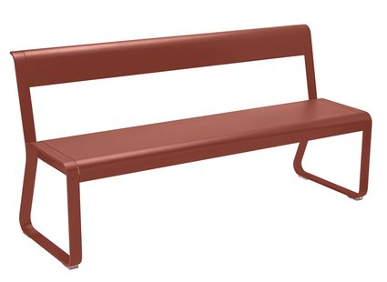 Fermob Bellevie Tuinbank Met Rugleuning Red Ochre