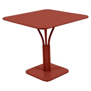 Fermob Luxembourg Tuintafel 80x80 Red Ochre Fermob Luxembourg Tuintafel 80x80 Red Ochre