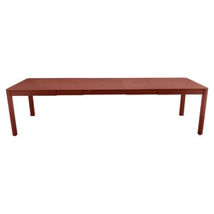 Fermob Ribambelle Tuintafel XL 149/299x100 Red Ochre Fermob Ribambelle Tuintafel XL 149/299x100 Red Ochre