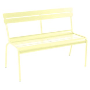 Fermob Luxembourg Tuinbank Met Rugleuning Frosted Lemon Fermob Luxembourg Tuinbank Met Rugleuning Frosted Lemon