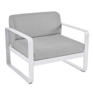 Fermob Bellevie Fauteuil Kussen Flannelgrijs Cotton White