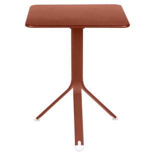 Fermob Rest&#039;o Tuintafel Vierkant 57x57 Red Ochre