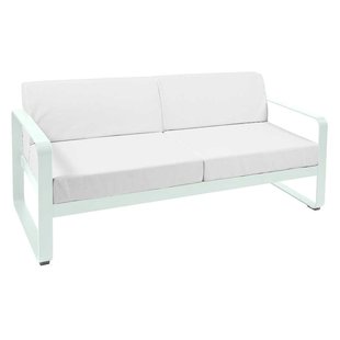 Fermob Bellevie 2-zits Loungebank Kussen Wit Ice Mint