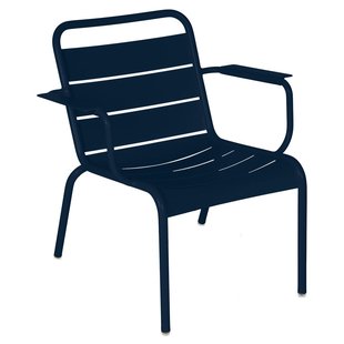 Fermob Luxembourg Lounge Fauteuil Met Armleuning Deep Blue Fermob Luxembourg Lounge Fauteuil Met Armleuning Deep Blue