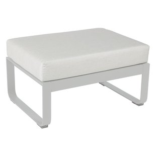 Fermob Bellevie Hocker Kussen Wit Steel Grey