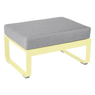 Fermob Bellevie Hocker Kussen Flannelgrijs Frosted Lemon