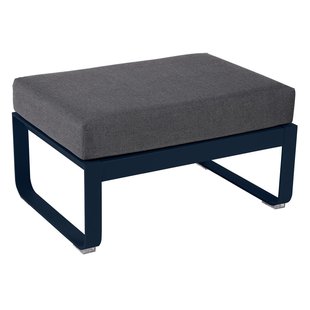 Fermob Bellevie Hocker Kussen Antraciet Deep Blue