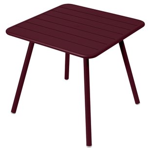 Fermob Luxembourg Tuintafel Vierpoot 80x80 Black Cherry Fermob Luxembourg Tuintafel Vierpoot 80x80 Black Cherry