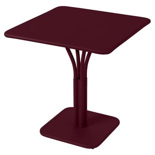 Fermob Luxembourg Tuintafel Massief Blad 71x71 Black Cherry
