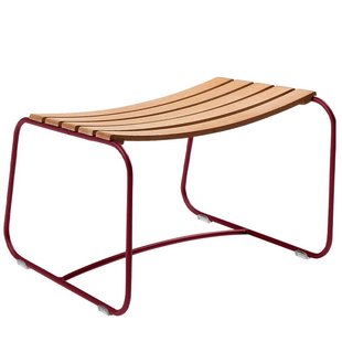 Fermob Surprising Teak Voetenbank Black Cherry Fermob Surprising Teak Voetenbank Black Cherry